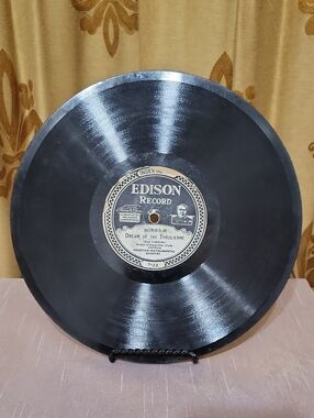 Vtg 1912 Thomas Edison Phonograph Record